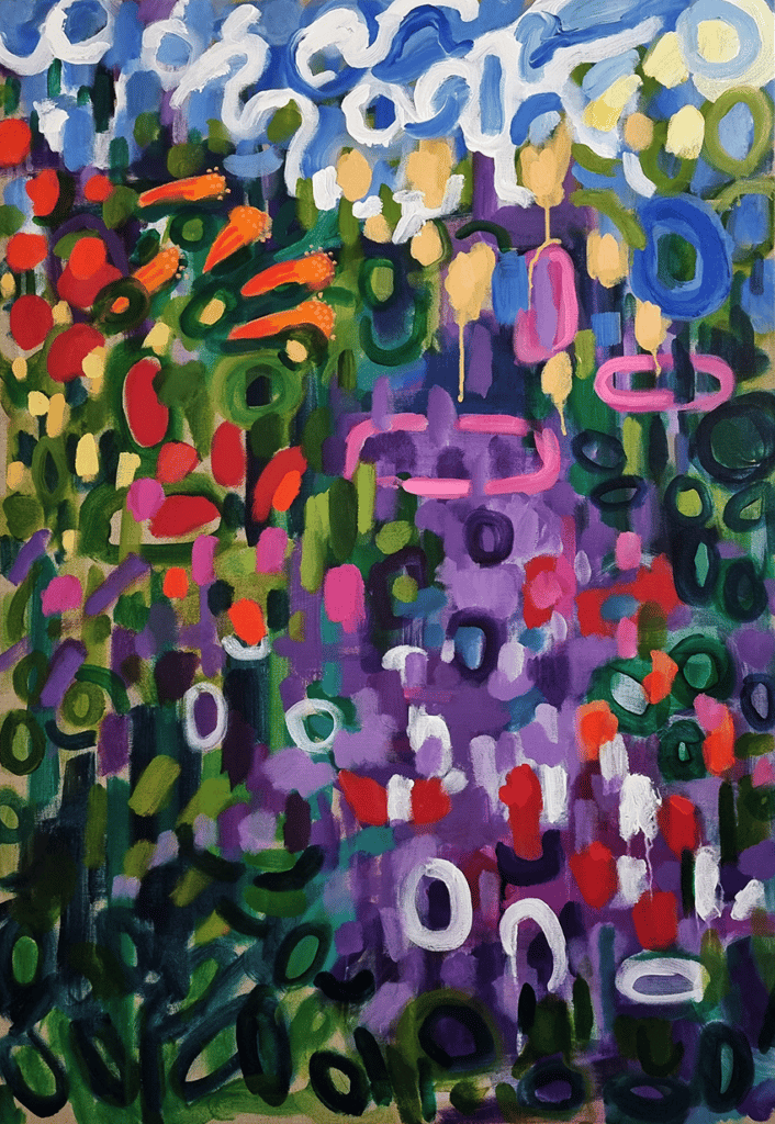 "Purple Patch" - SALE £395 - Oil on Linen 80x100cm - AVAILABLE