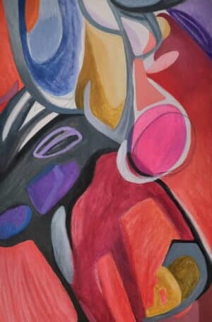 'Roots' - Sophia Persephone - Abstract Painting - 60x40cm