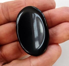 Black tourmaline palm stone UK