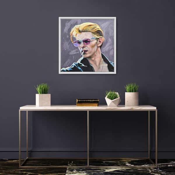 David Bowie- Sophia Persephone - Original Oil Painting - 60x60cm - Image 5