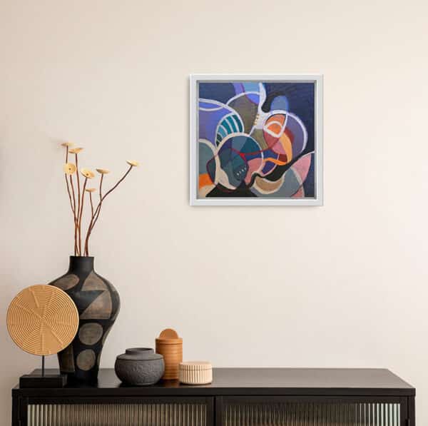'Connections No1' - Sophia Persephone - Abstract Art - 30 x 30cm - Image 4