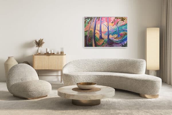 'Five Trees' - Sophia Persephone - Original Oil Painting - 100x70cm - Image 7