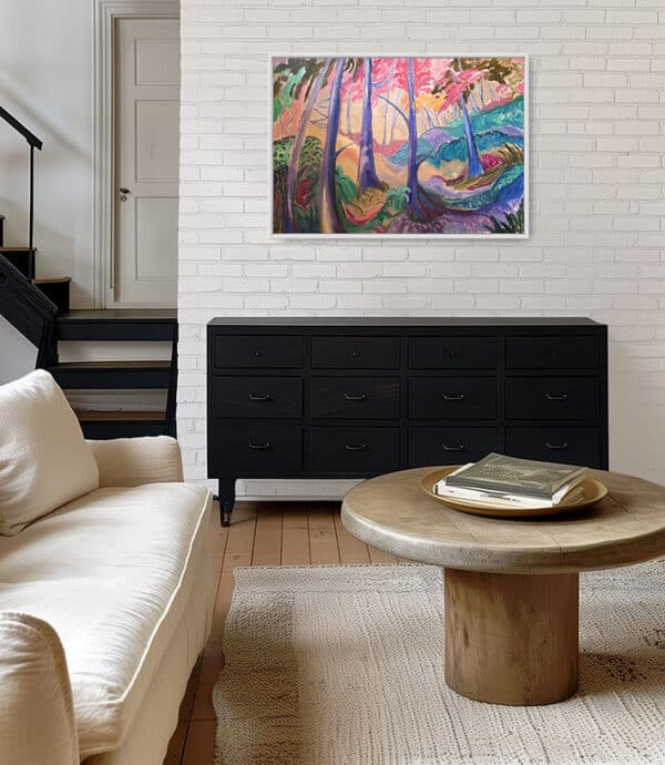 'Five Trees' - Sophia Persephone - Original Oil Painting - 100x70cm - Image 5