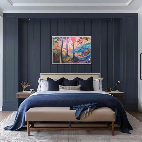 'Five Trees' - Sophia Persephone - Original Oil Painting - 100x70cm - Image 4