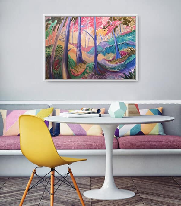 'Five Trees' - Sophia Persephone - Original Oil Painting - 100x70cm - Image 3