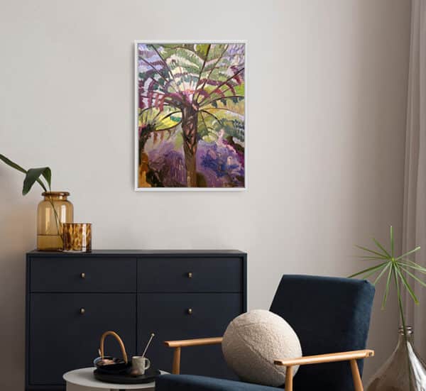 'Palm' - Sophia Persephone - Original Oil Painting - 80x60cm - Image 4