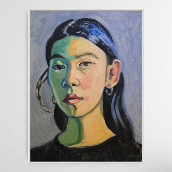 'Portrait of a Girl' - Sophia Persephone - Original Oil Painting - 40x30cm - Image 2