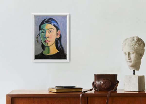 'Portrait of a Girl' - Sophia Persephone - Original Oil Painting - 40x30cm - Image 3