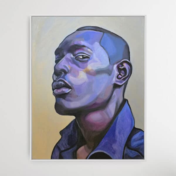 'The Blue Shirt' - Sophia Persephone - Original Oil Painting - 50x40cm - Image 2