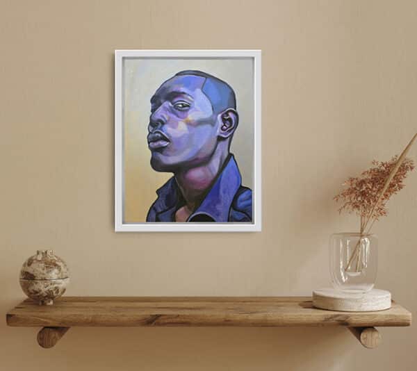 'The Blue Shirt' - Sophia Persephone - Original Oil Painting - 50x40cm - Image 4