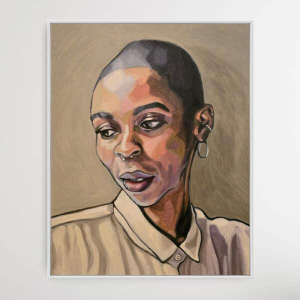 'The Nose Ring' - Sophia Persephone - Original Oil Painting - 50x40cm - Image 2