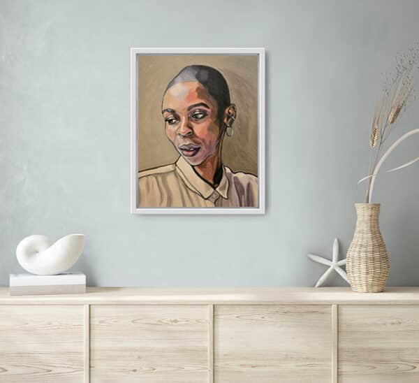 'The Nose Ring' - Sophia Persephone - Original Oil Painting - 50x40cm - Image 4