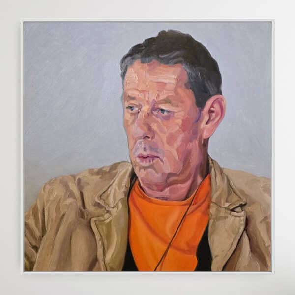 'The Orange T-Shirt' - Sophia Persephone - Original Oil Painting - 60x60cm - Image 2