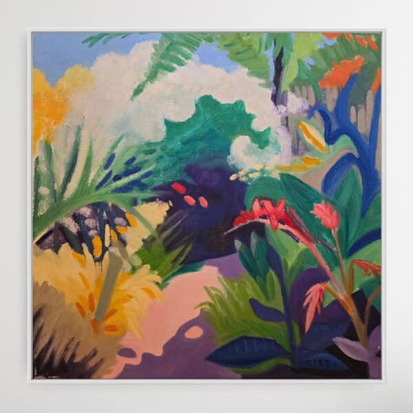 'The Sunlit Path' - Sophia Persephone - Original Oil Painting - 50x50cm - Image 2