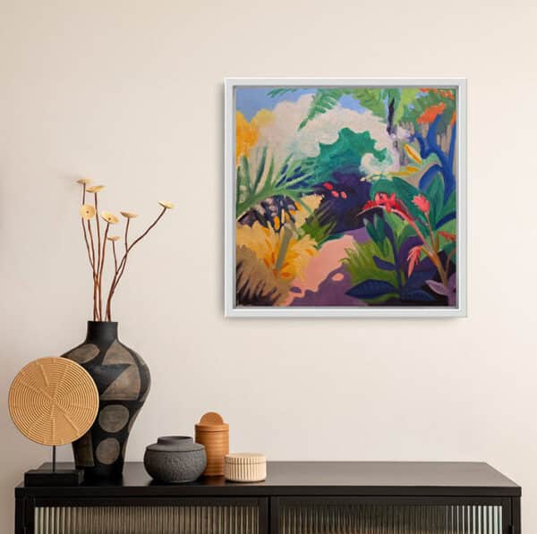'The Sunlit Path' - Sophia Persephone - Original Oil Painting - 50x50cm - Image 6