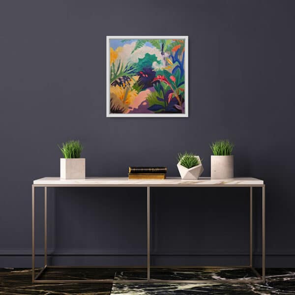 'The Sunlit Path' - Sophia Persephone - Original Oil Painting - 50x50cm - Image 5